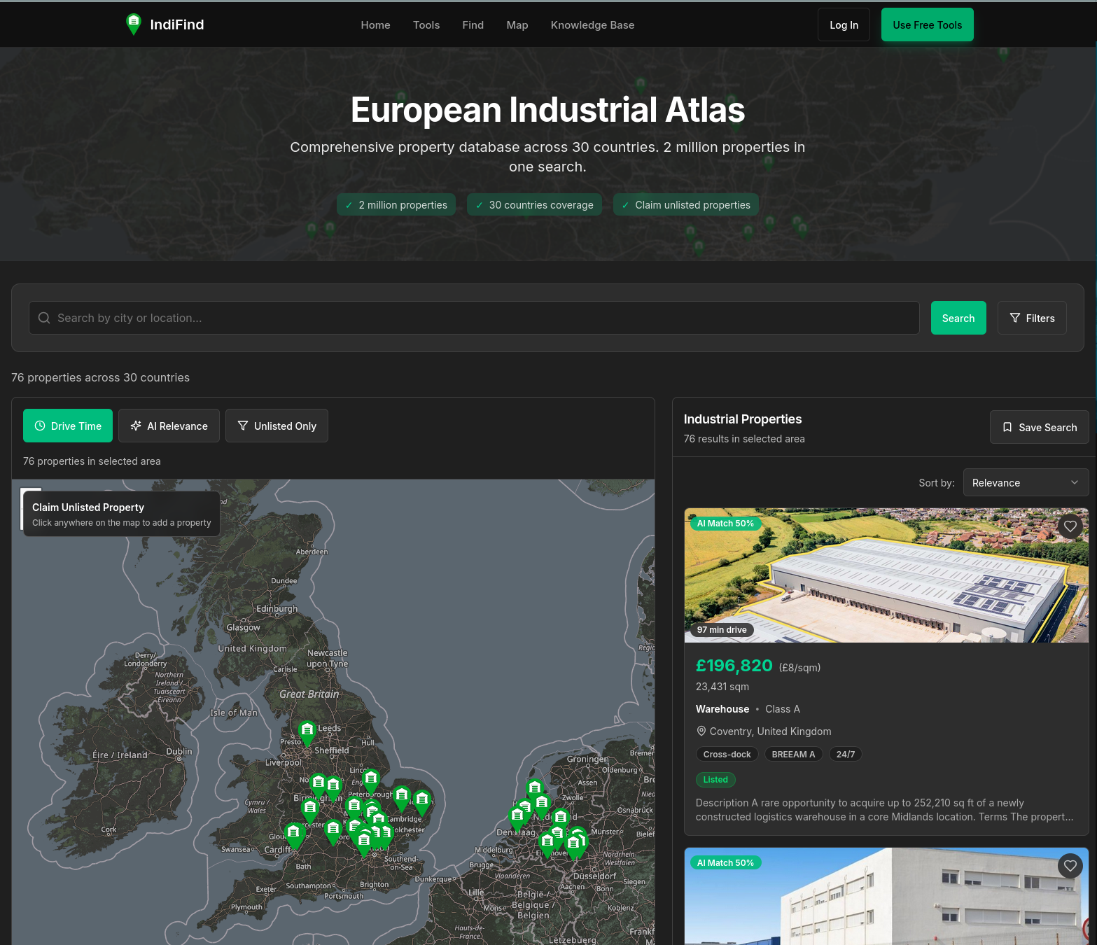 European Industrial Atlas and Market X-Ray AI - IndiFind Intelligence Operating System